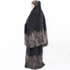 Mukena Tazbiya Floral Paisley Black